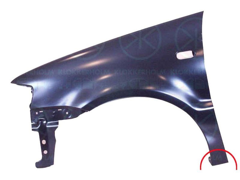 Forskjerm VW Polo 6N2  10.99-10.01, venstre  14 og 15