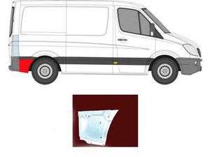 Hovedbilde Kanal MB Sprinter - VW Crafter&nbsp;, 06.06-09.20  bak bakhjul h&oslash;yre AA 3250mm