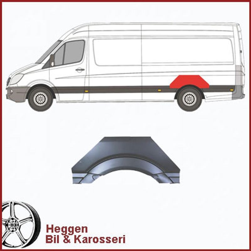 Hjulbue Mercedes Sprinter (906) / VW Crafter (2E) 04.06-    vens
